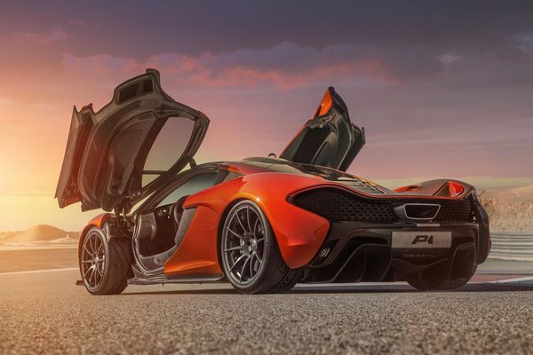McLaren P1 with delivery mileage 